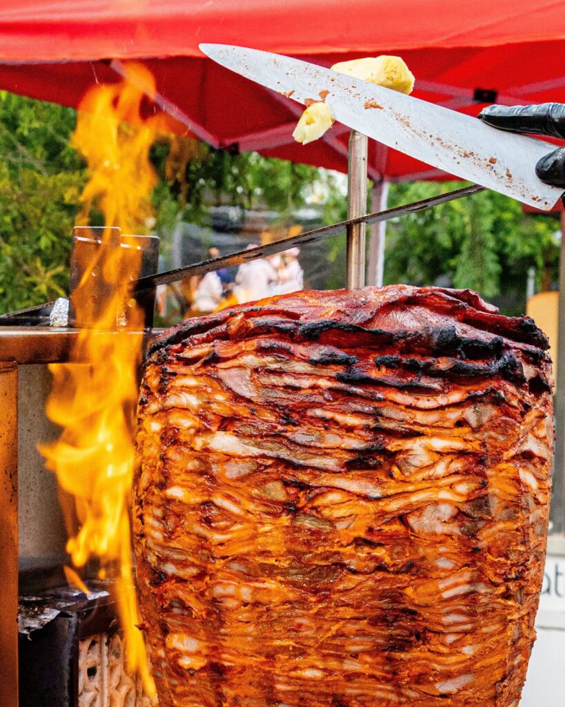 Leo’s Tacos Truck Pork Trompo