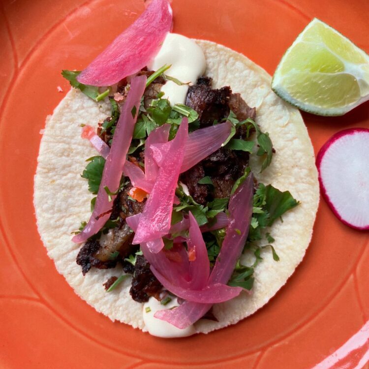 Por Qu&eacute; No Carne Asada Taco