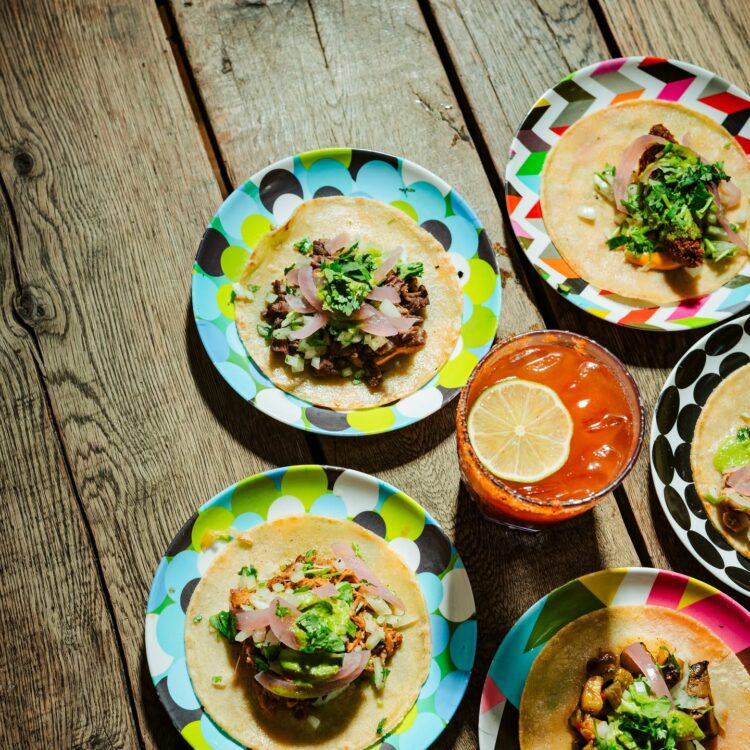 Tacos and a margarita