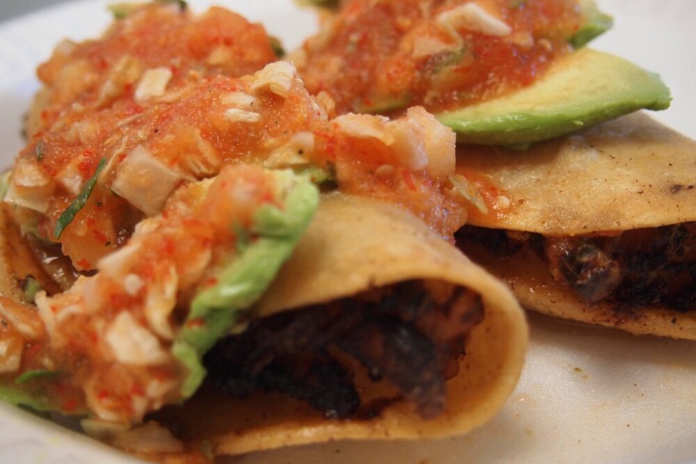 Mariscos Jalisco crispy tacos