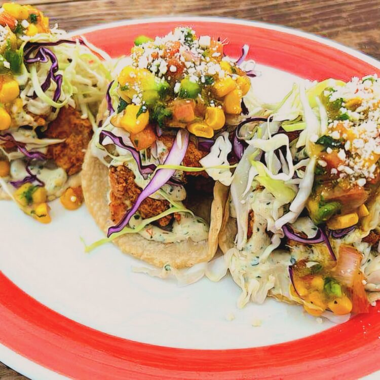 Plate of tacos
