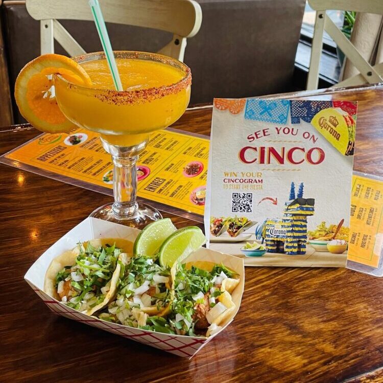 Street Tacos and Margarita