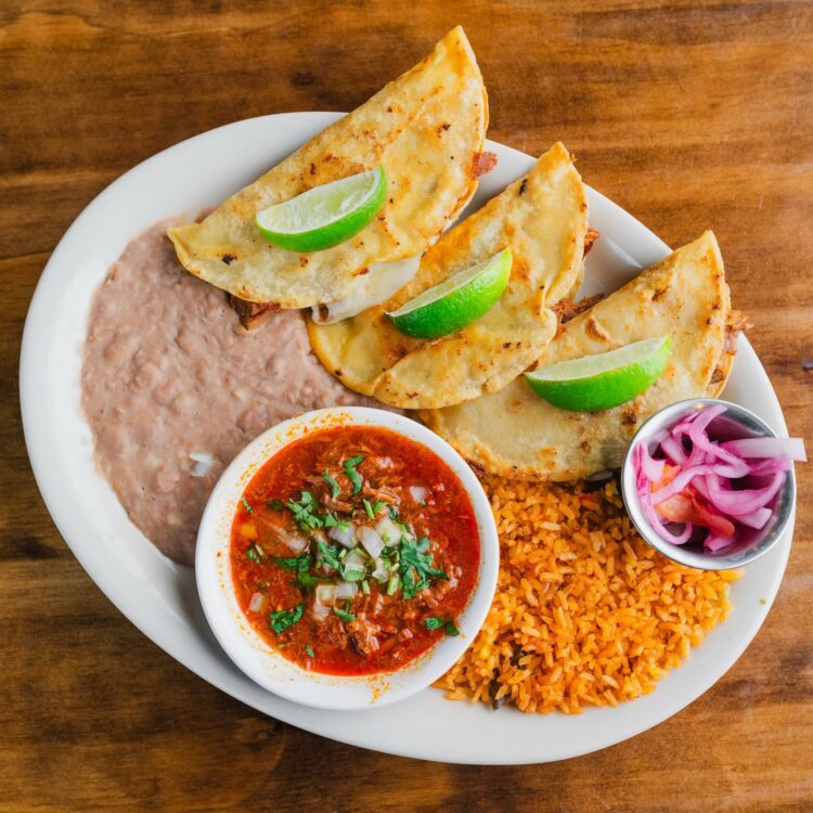 Barbacoa Birria Taco plate