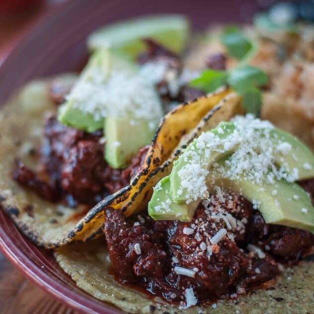 Carne Adovada Tacos