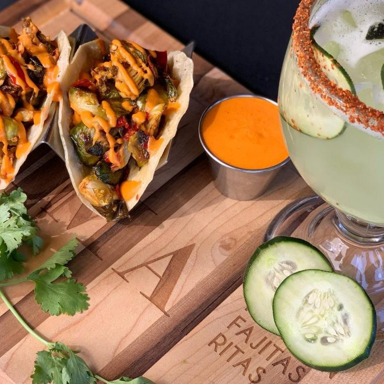 Houston Alma Latina Tacos and Cucumber Margarita