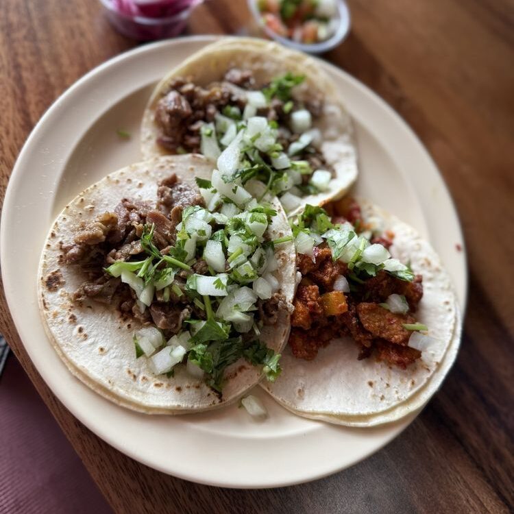 Carne Asada and Al Pastor Tacos