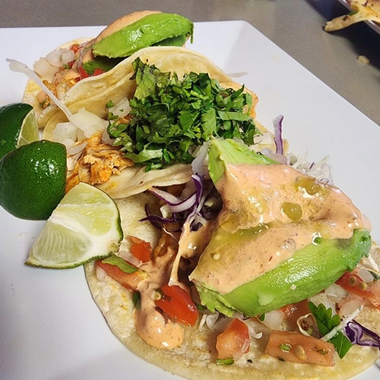 Fish and chicken Tacos